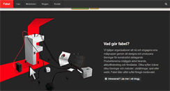 Desktop Screenshot of fabel.se